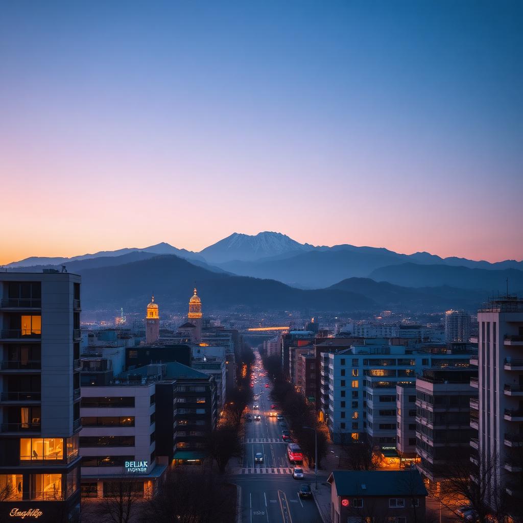 Skopje skyline