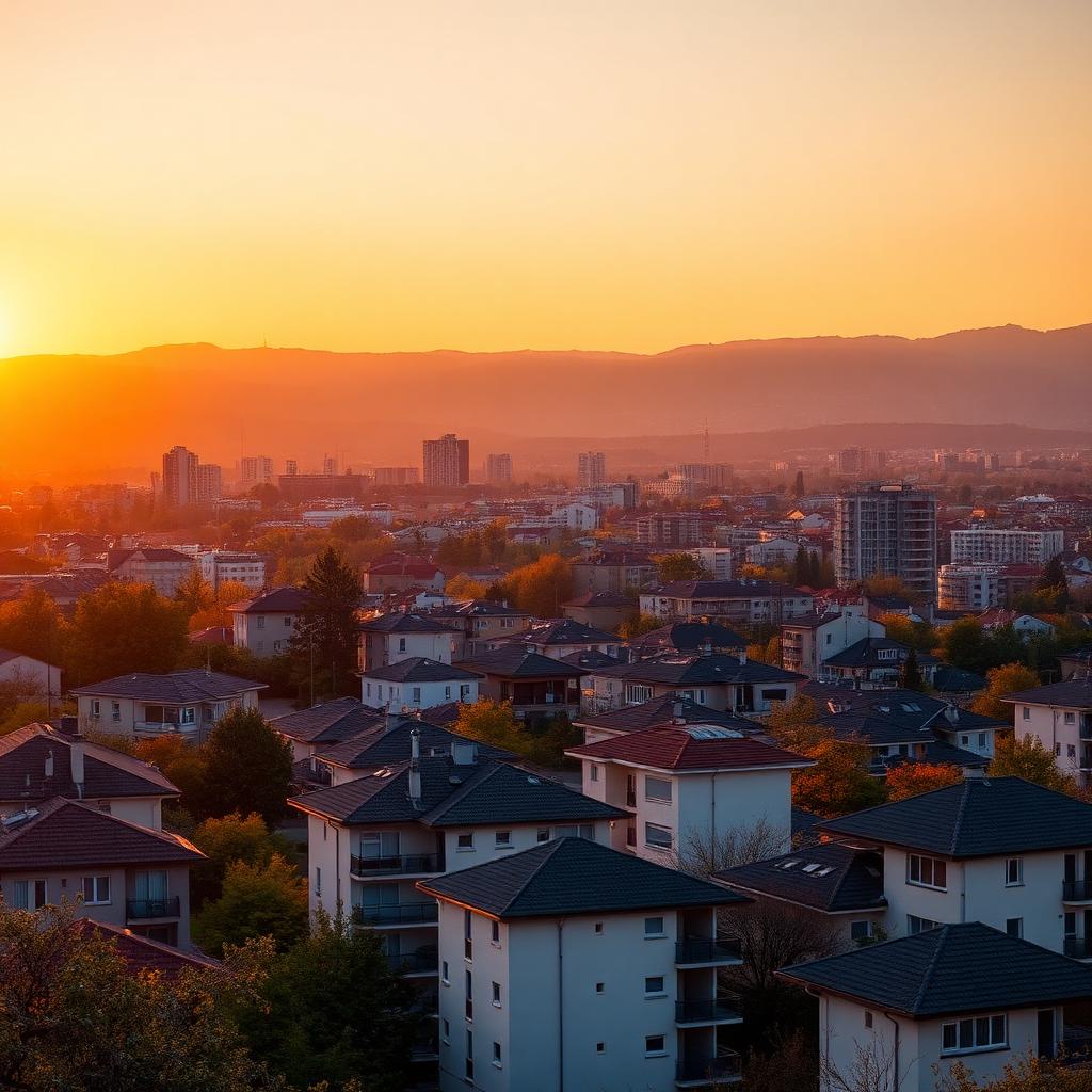 Skopje skyline